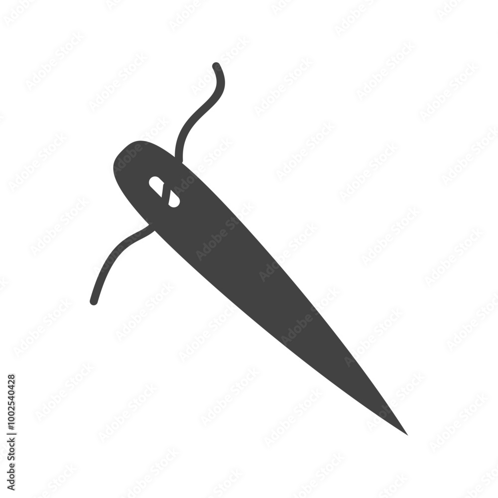 Sewing Glyph illustration Sewing Glyph illustration