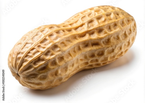 peanut isolated on white background, clipping path, full depth of field photo