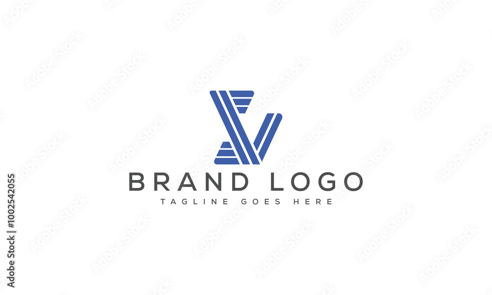 letter SV logo design vector template design for brand. letter SV logo design vector template design for brand.