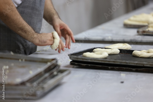 person preparing dough