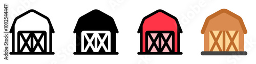 Editable barn, warehouse, storehouse vector icon. Part of a big icon set family. Perfect for web and app interfaces, presentations, infographics, etc