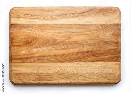 wooden board isolated on white background, clipping path