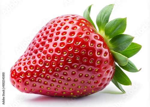 strawberry isolated on white background, clipping path, full depth of field, high quality photo photo