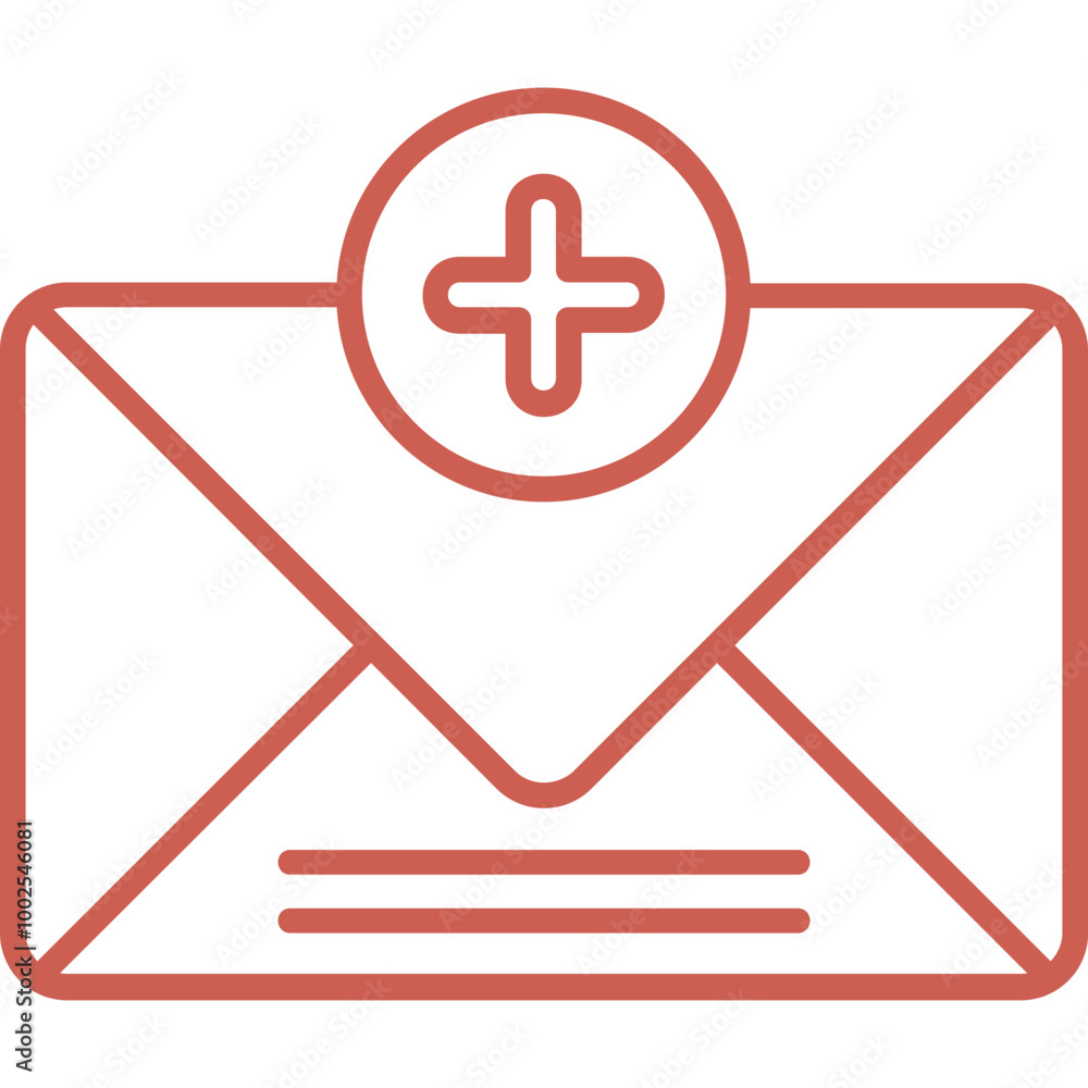 Fototapeta premium Adding Vector Icon Design