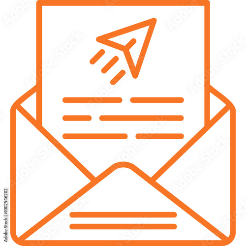 Send Mail Vector Icon Design