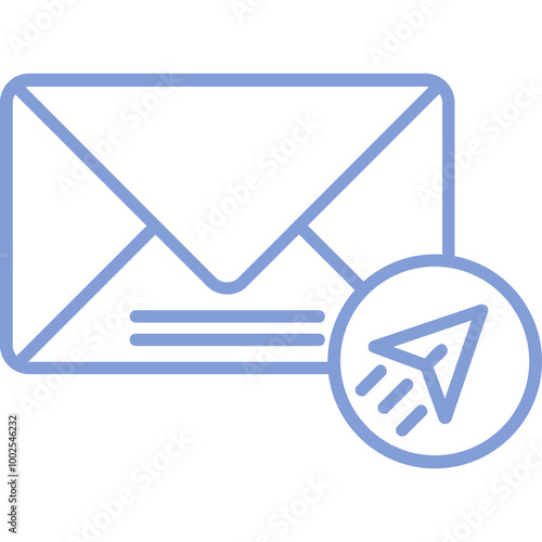 Send Mail Vector Icon Design