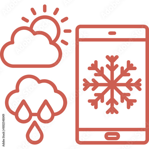 Forecast Vector Icon Design