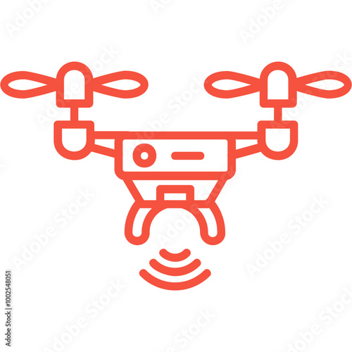Drone Vector Icon Design