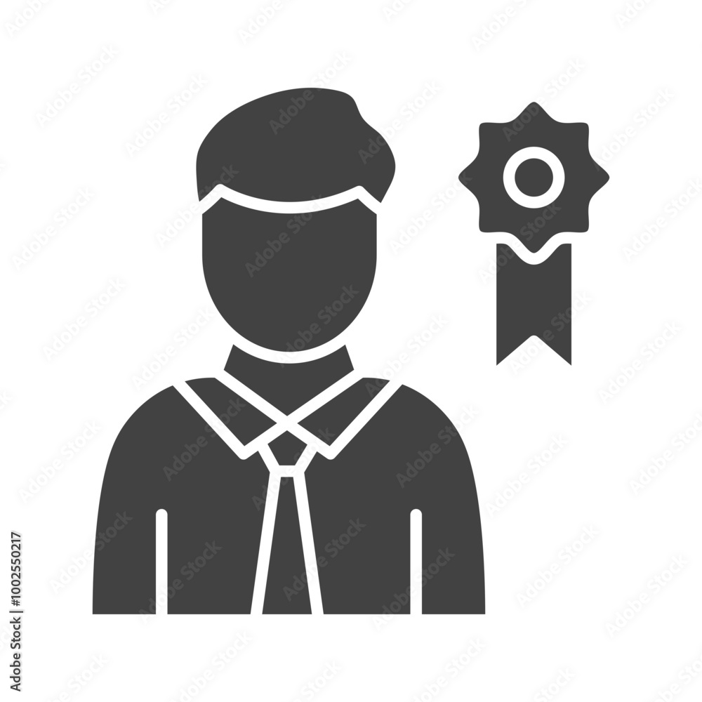 Entrepreneurship Glyph illustration