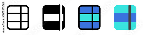 Editable journal, table, diary vector icon. Part of a big icon set family. Perfect for web and app interfaces, presentations, infographics, etc