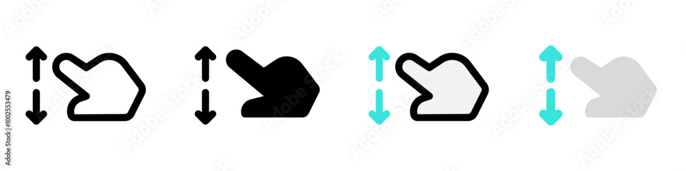 Editable two fingers spread vector icon. Part of a big icon set family. Perfect for web and app interfaces, presentations, infographics, etc Editable two fingers spread vector icon. Part of a big icon set family. Perfect for web and app interfaces, presentations, infographics, etc