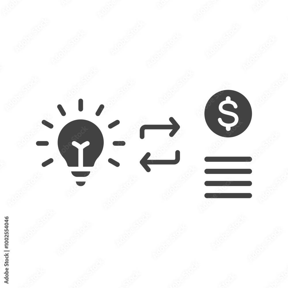 Business Startup Glyph illustration Business Startup Glyph illustration
