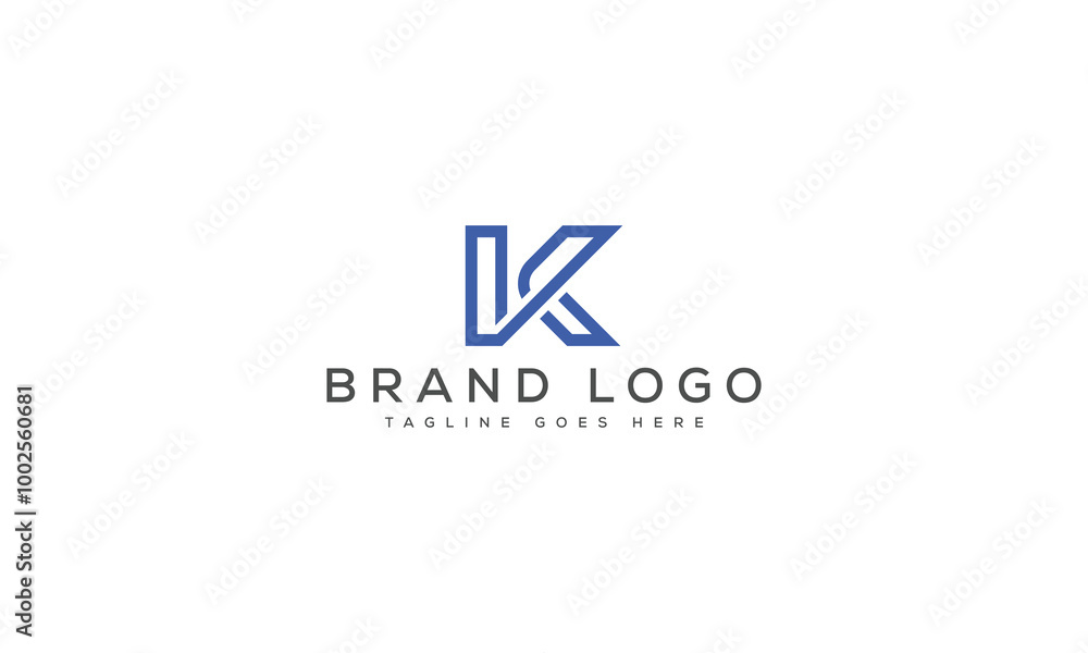 letter K logo design vector template design for brand. letter K logo design vector template design for brand.