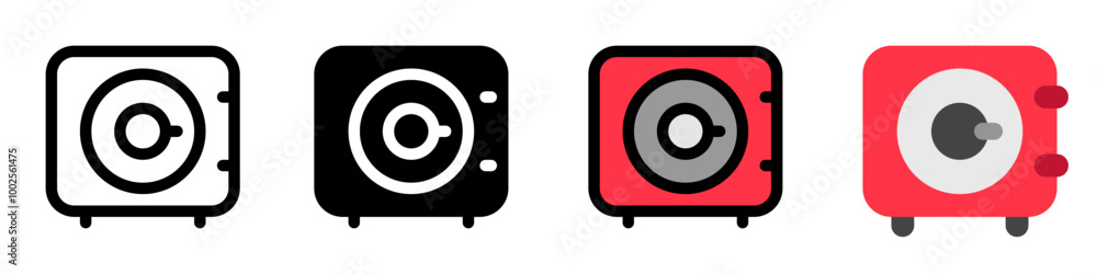 Editable safebox, deposit box, saving vector icon. Part of a big icon set family. Finance, business, investment, accounting. Perfect for web and app interfaces, presentations, infographics, etc Editable safebox, deposit box, saving vector icon. Part of a big icon set family. Finance, business, investment, accounting. Perfect for web and app interfaces, presentations, infographics, etc