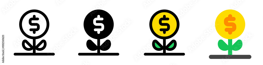 Obraz premium Editable interest vector icon. Part of a big icon set family. Finance, business, investment, accounting. Perfect for web and app interfaces, presentations, infographics, etc