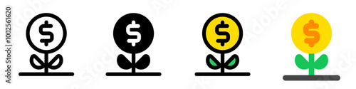 Editable interest vector icon. Part of a big icon set family.  Finance, business, investment, accounting. Perfect for web and app interfaces, presentations, infographics, etc