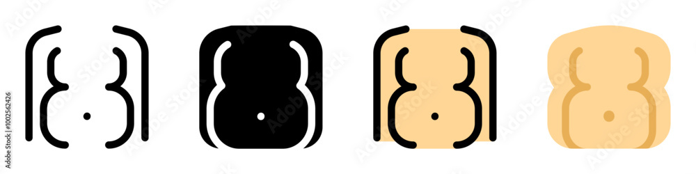Editable overweight body vector icon. Part of a big icon set family. Perfect for web and app interfaces, presentations, infographics, etc Editable overweight body vector icon. Part of a big icon set family. Perfect for web and app interfaces, presentations, infographics, etc