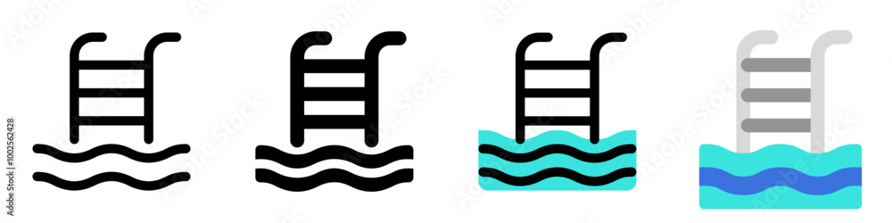 Editable swimming pool vector icon. Part of a big icon set family. Perfect for web and app interfaces, presentations, infographics, etc Editable swimming pool vector icon. Part of a big icon set family. Perfect for web and app interfaces, presentations, infographics, etc