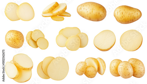 A delightful assortment of uniquely shaped potatoes ready for culinary creativity photo