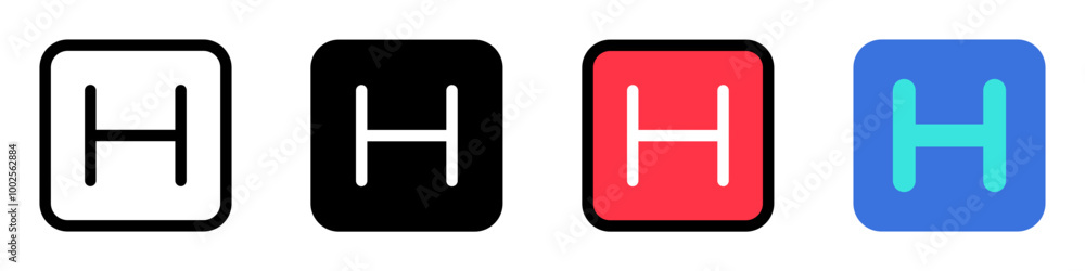 Editable hospital sign vector icon. Part of a big icon set family. Perfect for web and app interfaces, presentations, infographics, etc Editable hospital sign vector icon. Part of a big icon set family. Perfect for web and app interfaces, presentations, infographics, etc