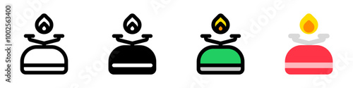 Editable portable stove vector icon. Part of a big icon set family. Perfect for web and app interfaces, presentations, infographics, etc