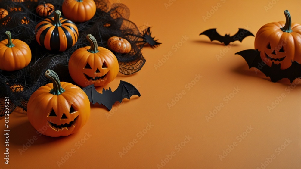 halloween background with pumpkin halloween background with pumpkin