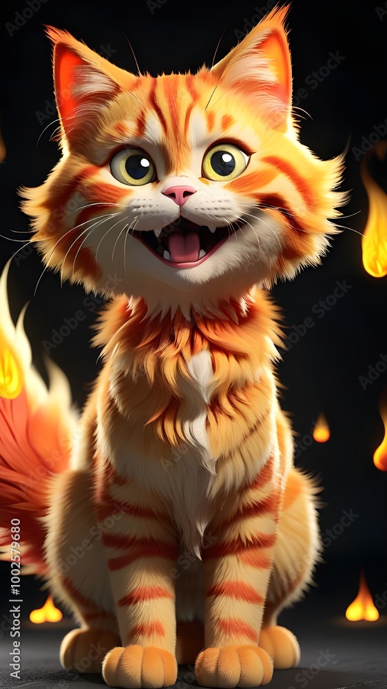 red cat with a smile red cat with a smile