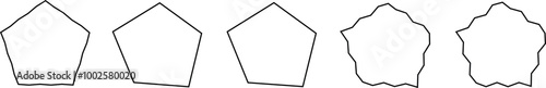 Different combinations of the geometric shape rectangle are in sets