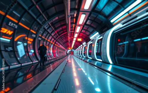 subway train station