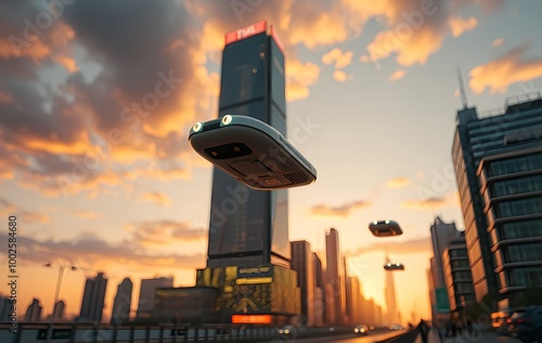 Modern Finance and Architecture: A Stunning Low Angle View of London's Skyscrapers—Capturing the Glass Facades and Urban Skyline in Bright Sunlight, Reflecting the Dynamic Growth of the City and Its G