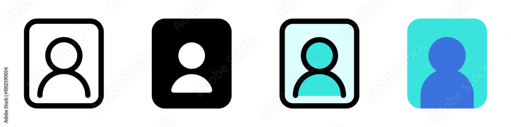 Editable person, portrait vector icon. Part of a big icon set family. Perfect for web and app interfaces, presentations, infographics, etc Editable person, portrait vector icon. Part of a big icon set family. Perfect for web and app interfaces, presentations, infographics, etc