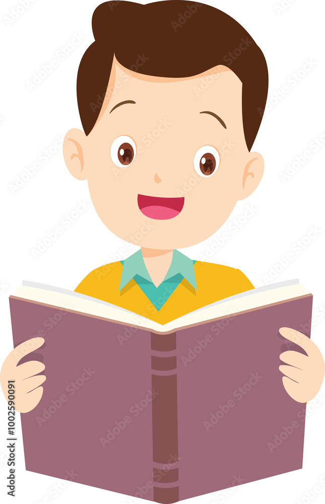 People are reading book and have different emotions People are reading book and have different emotions