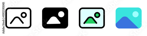 Editable landscape, scenery vector icon. Part of a big icon set family. Perfect for web and app interfaces, presentations, infographics, etc