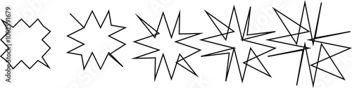 Different combinations of the geometric shape rectangle are in sets