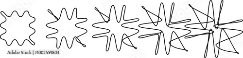 Different combinations of the geometric shape rectangle are in sets