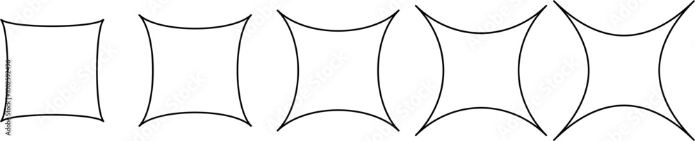 Different combinations of the geometric shape rectangle are in sets Different combinations of the geometric shape rectangle are in sets