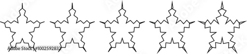 Different combinations of the geometric shape rectangle are in sets