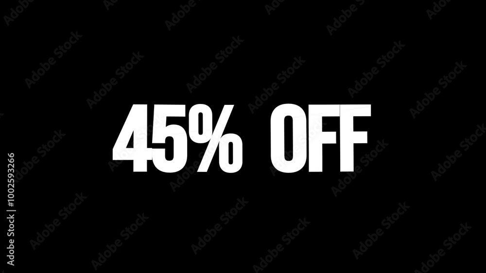 45% OFF SHOP NOW text animation, discount concept. Seamless looping video 45% OFF SHOP NOW text animation, discount concept. Seamless looping video