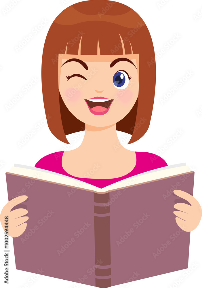 People are reading book and have different emotions People are reading book and have different emotions
