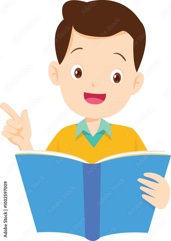 People are reading book and have different emotions People are reading book and have different emotions