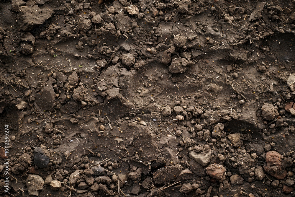 Photo of Brown soil dirt surface. Background texture for backdrops or mapping Photo of Brown soil dirt surface. Background texture for backdrops or mapping