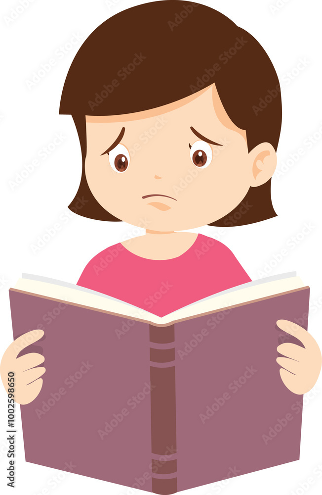 People are reading book and have different emotions People are reading book and have different emotions
