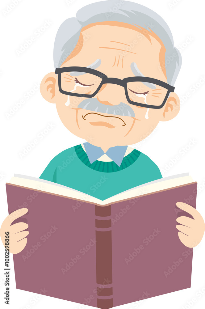 People are reading book and have different emotions People are reading book and have different emotions