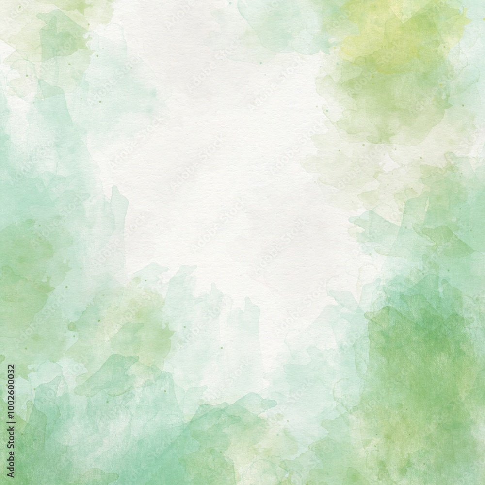 Fototapeta premium BC - green watercolor background