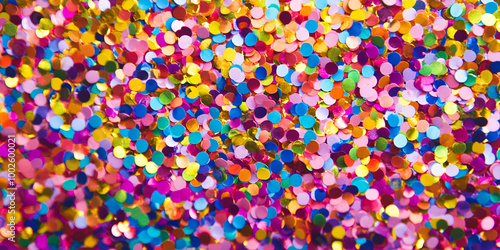 Vibrant Multi-Colored Sequin Glitter Background