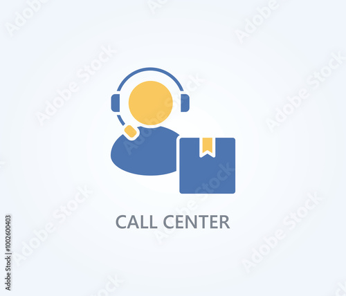  Call Center Vector, Icon Or Logo Sign Symbol Illustration 