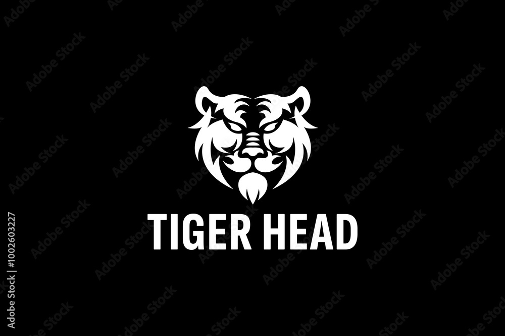 tiger logo vector icon illustration tiger logo vector icon illustration