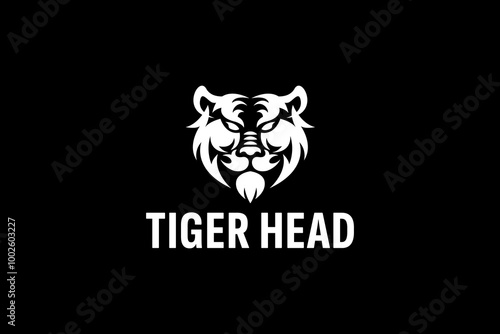 tiger logo vector icon illustration