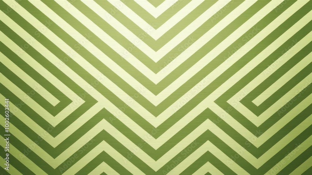 Geometric Green Patterns with Chevron Design Geometric Green Patterns with Chevron Design