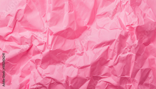 Wallpaper Mural Crumpled light pink paper background. Creative abstract texture for your design. Torontodigital.ca